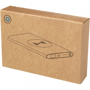 Logo trade liikelahjat mainoslahjat kuva: Juice 4 000 mAh:n Type-C-varavirtalähde kierrätetystä alumiinista 