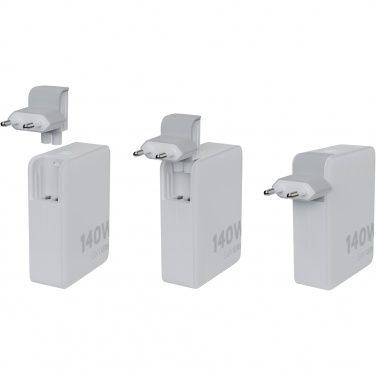 Logo trade mainostuotet tuotekuva: Xtorm XVC2140 GaNUltra 140 W matkalaturi 240 W USB-C PD -kaapelilla