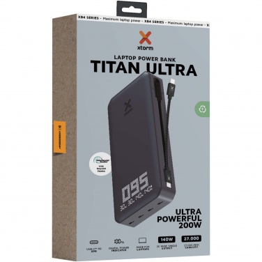 Logotrade mainoslahja tuotekuva: Xtorm XB403 Titan Ultra 27 000 mAh 200 W:n kannettavan tietokoneen varavirtalähde