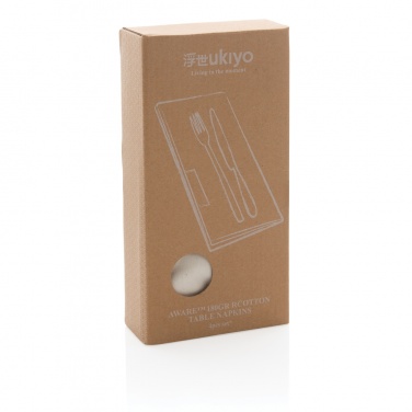 Logo trade liikelahja kuva: Ukiyo Aware™ 180g lautasliinat 4-osainen setti