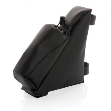 Logotrade mainostuote tuotekuva: PU laukku pullonpidikkeellä pyörän runkoon