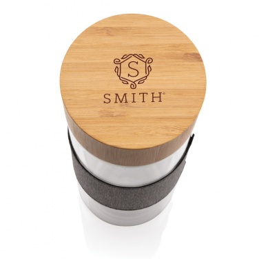 Logo trade mainostuotet tuotekuva: Impact kaksoiseinäinen borosilikaattilasipullo