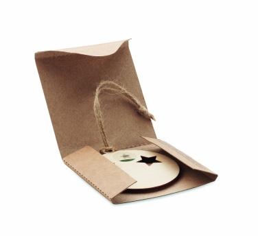 Logotrade liikelahja mainoslahja kuva: Puinen pallokoriste