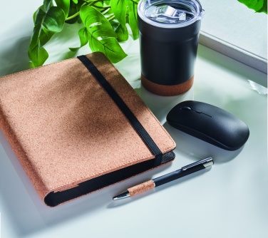 Logo trade liikelahja kuva: A5 kansio korkkia