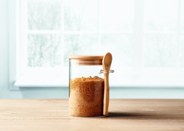 Logo trade mainoslahja kuva: Lasipurkki