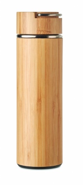 Logotrade liikelahjat kuva: Bambu termospullo 400 ml TAMPERE