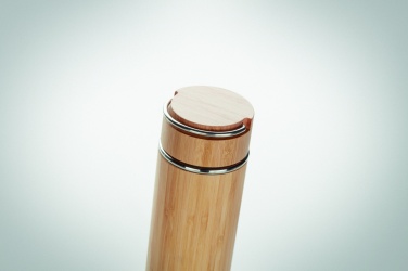 Logo trade liikelahjat tuotekuva: Bambu termospullo 400 ml TAMPERE