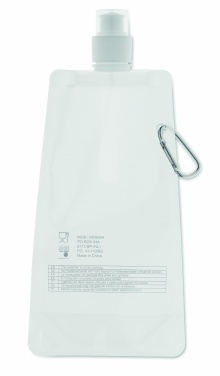 Logo trade liikelahja mainoslahja tuotekuva: Taitettava vesipullo PET