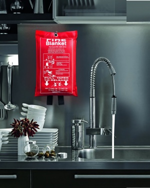 Logo trade mainostuotet tuotekuva: Sammutuspeite 100x95 cm