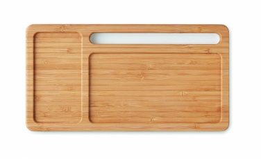 Logotrade mainoslahja tuotekuva: Bambu langaton laturi 5W MALABAR