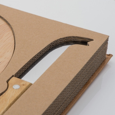 Logotrade mainoslahja ja liikelahja kuva: Juuston leikkuulauta veitsellä GOUDA