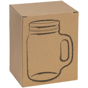 Logotrade mainoslahjat kuva: Juomalasi kahvalla ja kannella TREVISO 450 ml