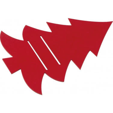 Logo trade mainoslahja kuva: Ruokailuvälinetyyny joulukuusen muotoinen DUFFEL
