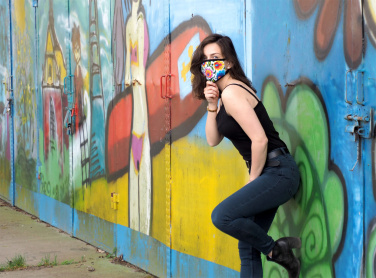 Logo trade mainostuote kuva: MARS puuvillanaamari (koko M) 1379165