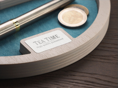 Logo trade liikelahja kuva: Puinen työpöydän järjestäjä 1817121