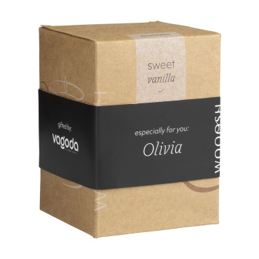 Logo trade mainoslahjat ja liikelahjat kuva: Wooosh Tuoksukynttilä Sweet Vanilla