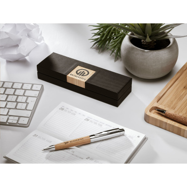 Logotrade liikelahjat mainoslahjat tuotekuva: Bamboo Pen Set kynät