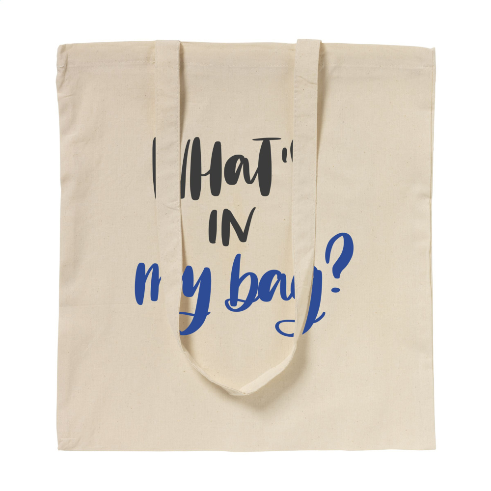 Logotrade mainostuotet kuva: ShoppyBag (100 g/m²) pitkäkahvainen puuvillakassi