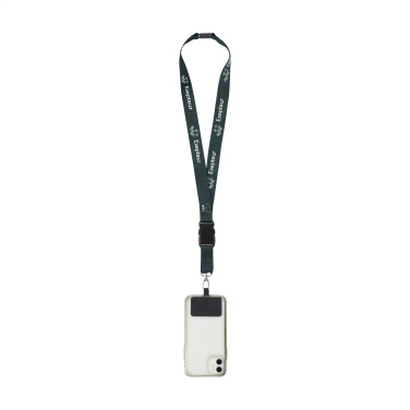 Logotrade liikelahja tuotekuva: Lanyard Promo Complete Sublimatie RPET 2 cm ja Patch