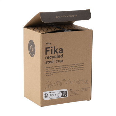 Logo trade liikelahjat tuotekuva: Fika RCS Recycled Steel Cup 400 ml lämpökuppi
