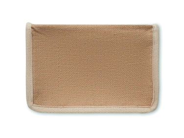 Logotrade liikelahjat mainoslahjat tuotekuva: Juuttia ja kangasta kylmälaukku 3L