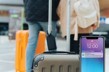 Logotrade mainostuote tuotekuva: Globetrack RCS matkatavara tagi