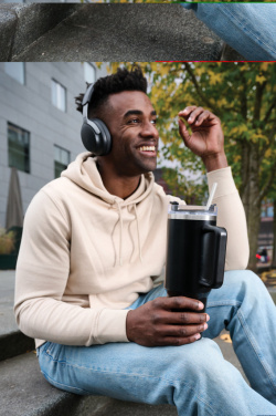 Logo trade mainostuotet tuotekuva: Stadley RCS kierrätysteräksestä valmistettu matkamuki 1200ML