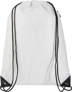 Logotrade mainostuote tuotekuva: Evergreen GRS-kierrätetty nyörisulkimellinen kuitukangaskassi 5 l