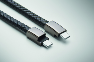 Logo trade mainostuote kuva: Punottu rannekaapeli tyyppi-C