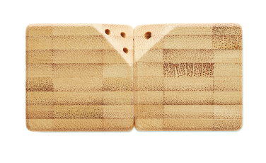 Logo trade mainoslahjat ja liikelahjat kuva: Bambu suola & pippurisetti