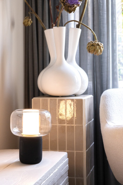 Logo trade liikelahja mainoslahja tuotekuva: Lux RCS -kierrätysmuovinen 10W kaiutinvalaisin