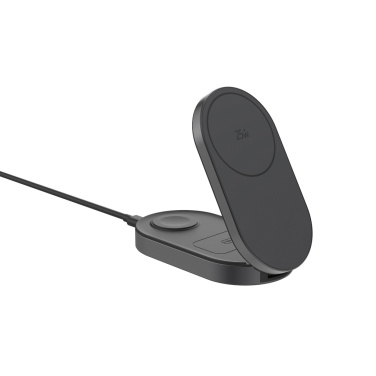 Logotrade mainoslahja ja liikelahja kuva: Quantum ultra-nopea 3-in-1 25 W taitettava langaton laturi