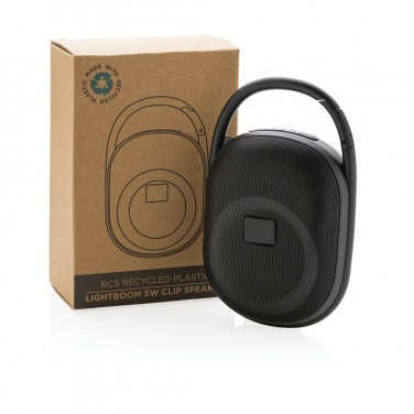 Logotrade verslo dovanos nuotrauka: RCS perdirbto plastiko Lightboom 5W Clip garsiakalbis