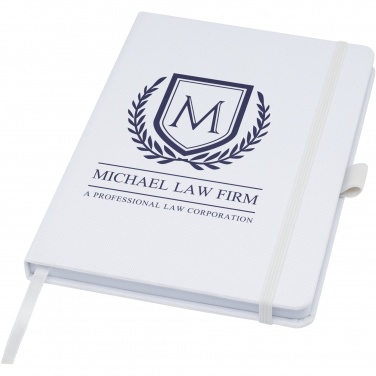 Logotrade logo dāvanas foto: Honua A5 pārstrādāta papīra piezīmju grāmatiņa ar pārstrādāta PET vāku