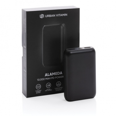 Logotrade biznesa dāvanas foto: Urban Vitamin Alameda 10 000 mAh 18W PD barošanas bloks