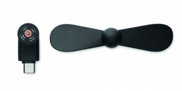 Logotrade ziemassvētku dāvanas foto: Pārnēsājams USB-C ventilators