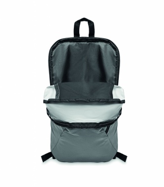 Logotrade biznesa dāvanas foto: Augsti atstarojoša mugursoma 600D