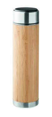 Logotrade Ideja dāvanas foto: Dubultsienu kolba 480 ml PANAY