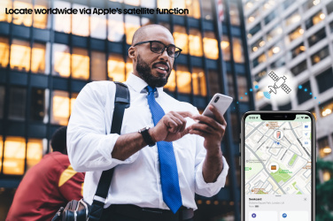 Logotrade korporatīvās dāvanas foto: Seekcard RCS rpoliestera karšu maciņš ar atrašanās vietu visā pasaulē