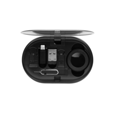 Logotrade logo dāvanas foto: Chargevix RCS rplastic daudzfunkcionāls 60W uzlādes komplekts