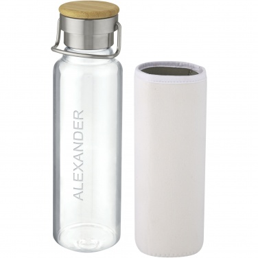 Логотрейд pекламные cувениры картинка: Thor, стеклянная бутылка объемом 660 мл с неопреновым чехлом