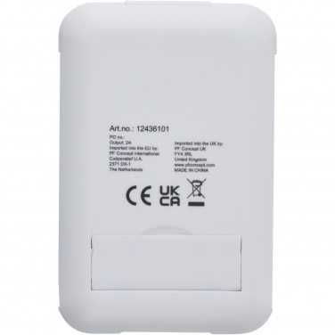 Логотрейд бизнес-подарки картинка: Savvy модульный кабель для зарядки из переработанной пластмассы с держателем для мобильного телефона