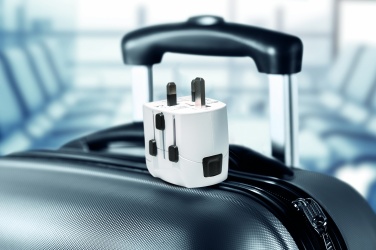 Логотрейд pекламные подарки картинка: PRO Light 2x USB. 3-pole