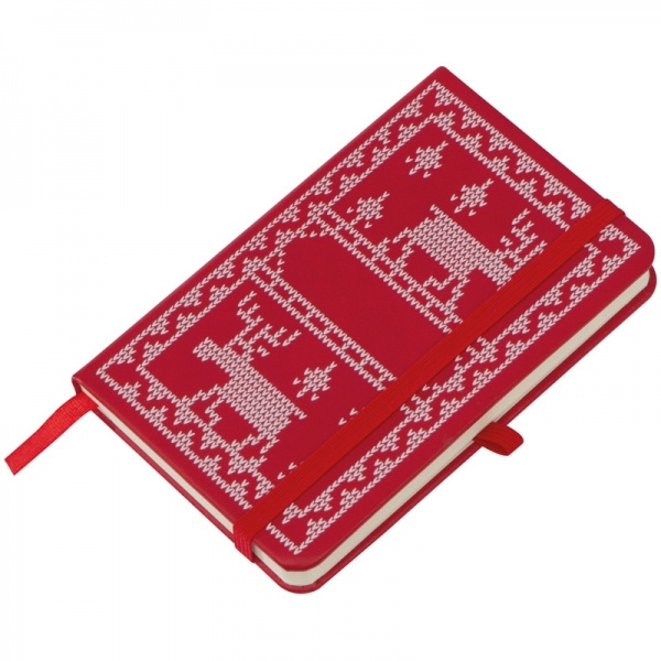 Лого трейд бизнес-подарки фото: Блокнот А6 с рождественским дизайном