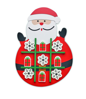 Логотрейд бизнес-подарки картинка: Christmas wooden tic tac toe