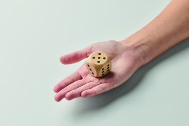 Лого трейд pекламные продукты фото: Schima wooden dice 3cm dia