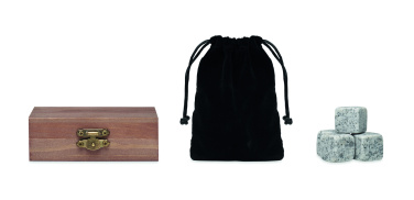Лого трейд бизнес-подарки фото: 9 stone ice cube set in box