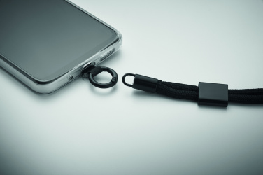Логотрейд pекламные подарки картинка: RPET phone wrist cord