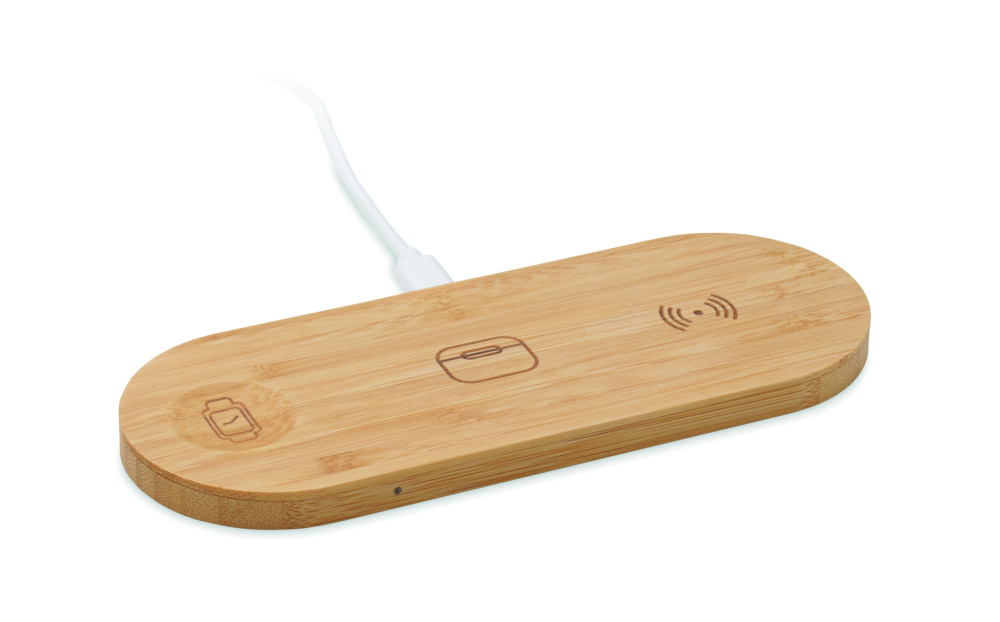 Лого трейд pекламные cувениры фото: 3 in 1 15W wireless charger