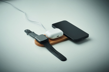 Лого трейд бизнес-подарки фото: 3 in 1 15W wireless charger